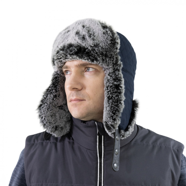 Шапка-ушанка BRODEKS EXTREME KM 109 (синий)