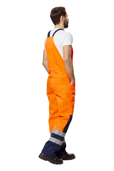 Костюм сигнальный с ПК (оранжевый/т.синий)