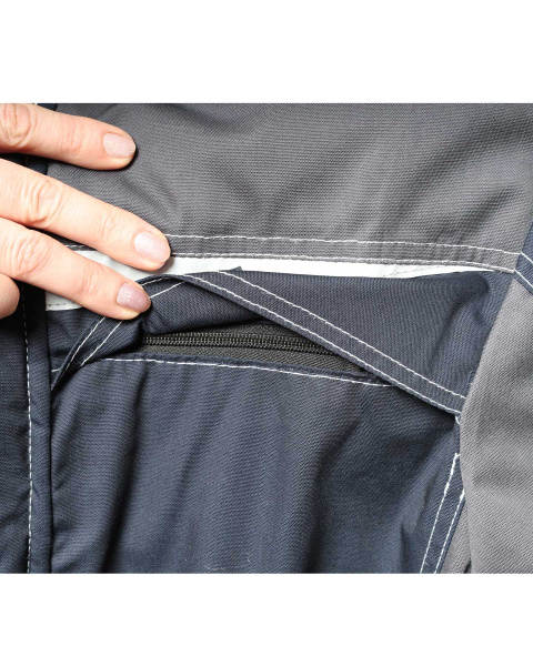 Куртка СИРИУС-ОЗОН зимняя (синий/серый)