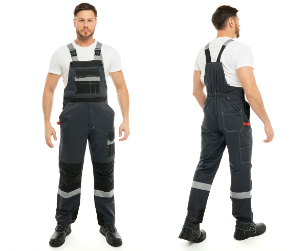 Костюм ФОРМУЛА КОТТОН ФП2 с ПК (т.серый/св.серый/черный)