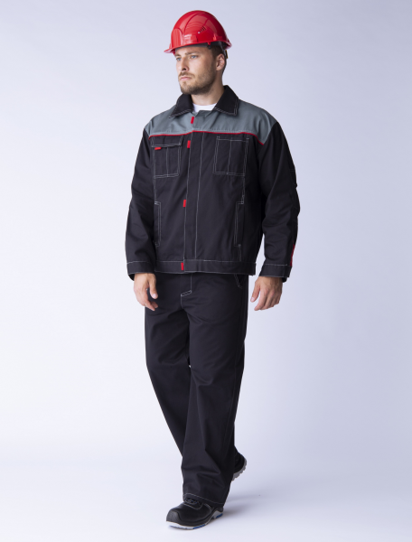 Костюм ФЛАГМАН-ФАВОРИТ-2 с ПК (т.серый/серый)