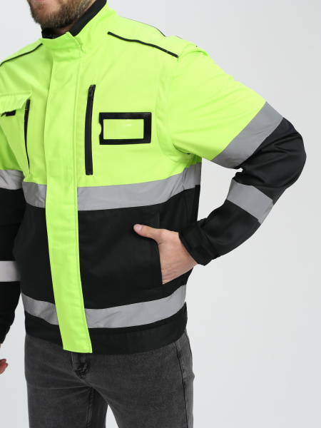 Куртка-трансформер PROFLINE SPECIALIST МВО сигнальная (желтый/черный)