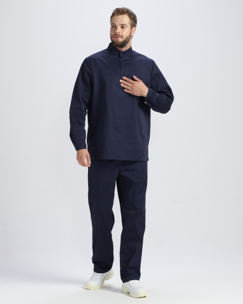 Костюм ХАССП-СТАНДАРТ NEW с БР (т.синий)