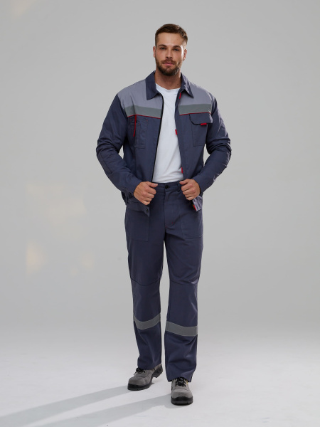 Костюм ФЛОФТ-1 СОП IMP с БР (т.серый/св.серый)