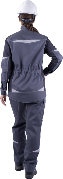 Куртка ТУРБО SAFETY женская (серый/т.серый)