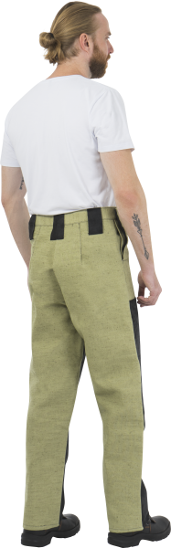 Костюм сварщика комб. 2 кл.защиты с БР (хаки/черный)