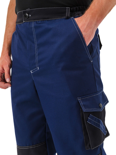 Костюм ВОЛГАРЬ с БР (т.синий/черный)