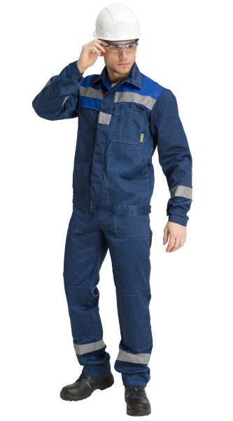 Костюм RONTA KS811 с БР (т.синий/василек)