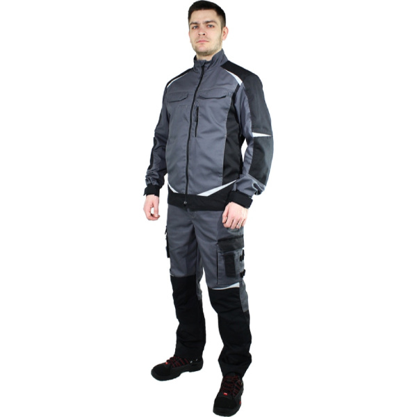 Брюки Brodeks KS 302 (серый/черный)