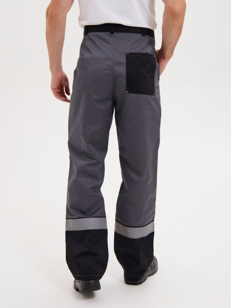 Костюм СИСТЕМА с БР (т.серый/черный/лимонный)