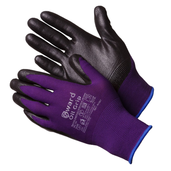 Перчатки OIL GRIP нейлоновые со вспененным нитриловым покрытием