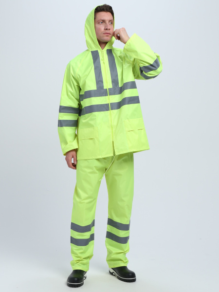 Костюм PROFLINE SPECIALIST СОП влагозащитный сигнальный с БР (желтый)