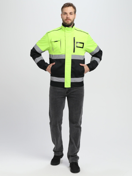 Куртка-трансформер PROFLINE SPECIALIST МВО сигнальная (желтый/черный)