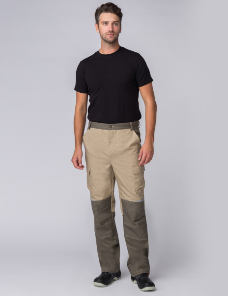 Костюм Челси, брюки, хаки/бежевый