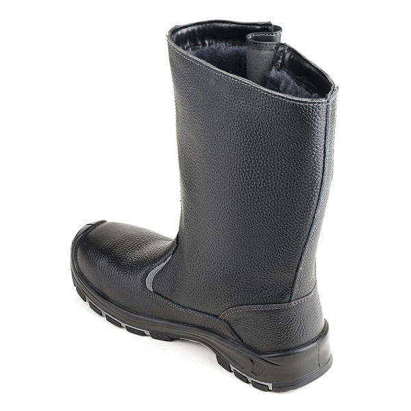 Сапоги ЛИДЕР 763РНМ ПУ-Резина с КП (черный)
