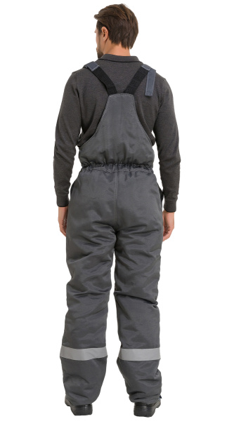 Полукомбинезон RONTA PL241 зимний (т.серый)