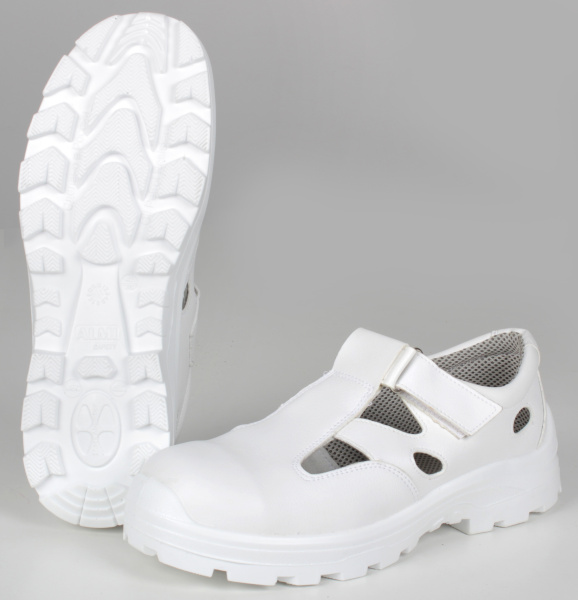 Полуботинки с перфорацией мужские с МП и ПУ (белый)
