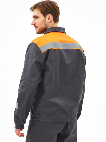 Костюм ЛИПЕЦК-2 СОП CH с ПК (т.серый/оранжевый)