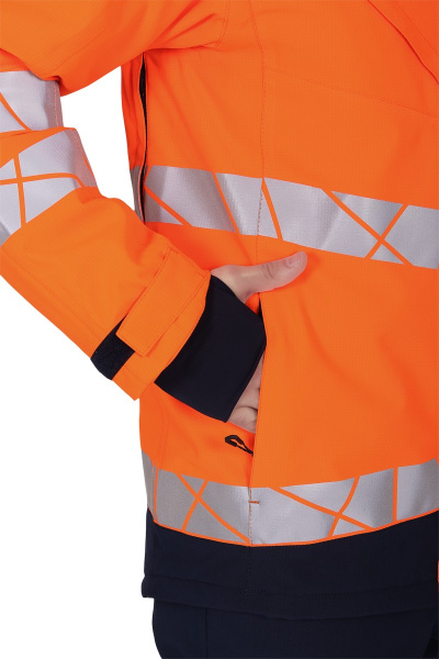 Куртка ACTIVE зимняя (оранжевый/синий)