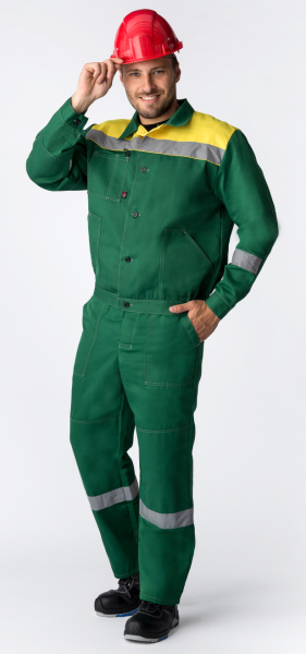 Костюм ЛИГОР-1 СОП с БР (зеленый/желтый)