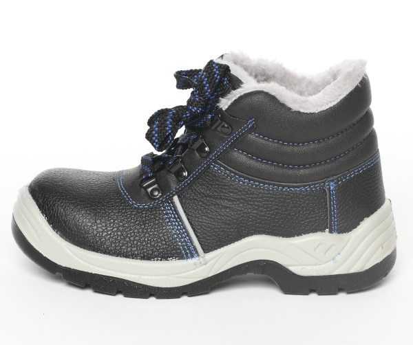 Ботинки РАБОЧИЙ SJ7088-S-W ПУ-ТПУ иск.мех с МП и МС