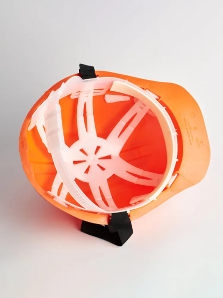 Каска защитная СТРОИТЕЛЬ (оранжевый)