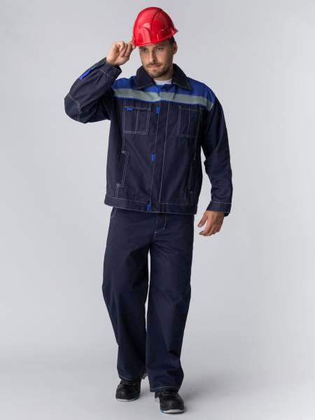 Костюм ФЛАГМАН-ФАВОРИТ-1 СОП с БР (синий/васильковый)