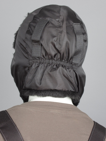 Шапка-ушанка ЕВРО (черный)