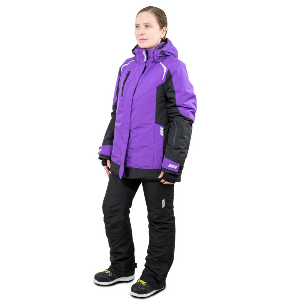 Куртка BRODEKS KW 208 женская зимняя (фиолетовый)