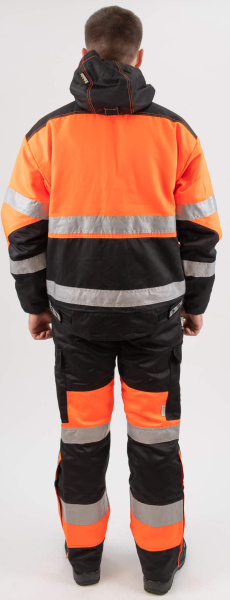 Зимние сигнальные брюки на подтяжках Dimex 6022