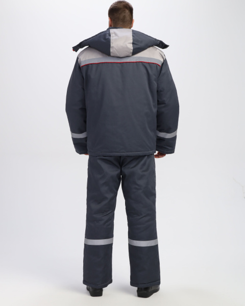 Костюм ФАВОРИТ-1 IMP зимний с БР (т.серый/св.серый)