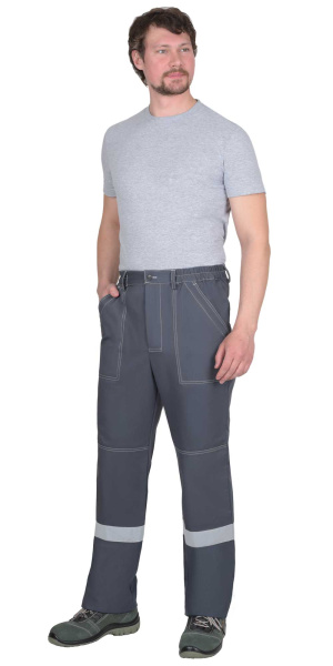 Брюки из антиэлектростатической ткани МВО (серый)