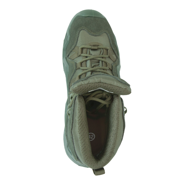 Ботинки КАБАРГА ПУ/Нитрил (олива)