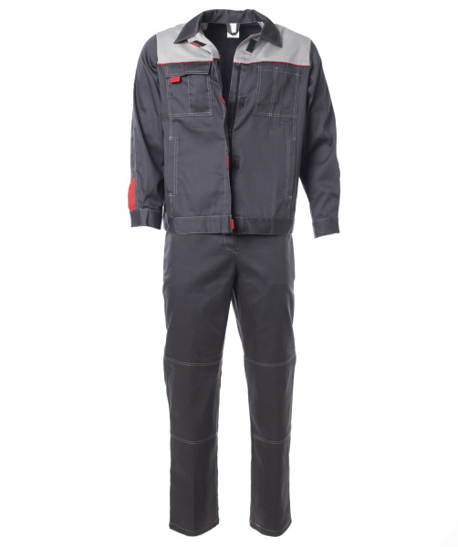 Костюм ВОЛГА женский (т.серый/св.серый)