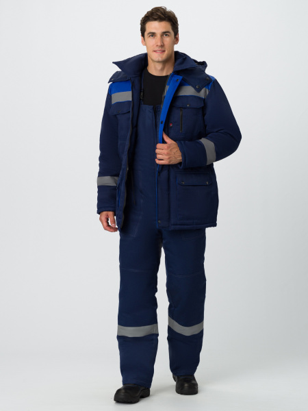 Костюм НЕЙЧ-2 СОП У. зимний с ПК (т.синий/васильковый)