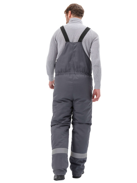 Костюм ВЬЮГА зимний с ПК (т.серый/чёрный)