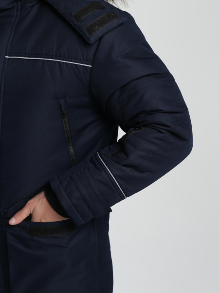 Куртка АЛЯСКА-ЛЮКС зимняя (т.синий)