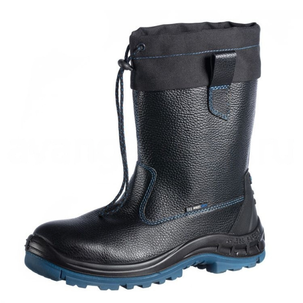 Сапоги ИНДЕВОР ПРО ПУ/Нитрил с КП (черный)