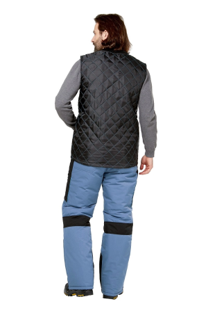 Костюм КРАНЦ-НОРД 4 зимний с БР и жилетом (маренго/черный/голубой) Костюм КРАНЦ-НОРД 4 зимний с БР и жилетом (маренго/черный/голубой)