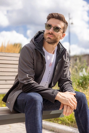 Куртка BRODEKS софтшелл KS 237 (серый меланж)