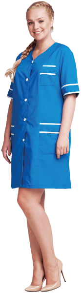 Халат ЕВГЕНИЯ женский (василековый)