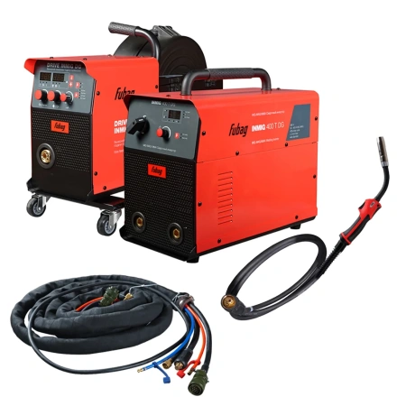 Полуавтомат инвертор Fubag INMIG 400T DG+Подающий механизм DRIVE INMIG DG+шланг 5м+горелка FB 400