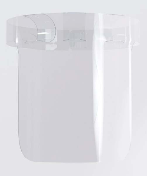 Экран DFH-15 TRANSPARENT лицевой одноразовый