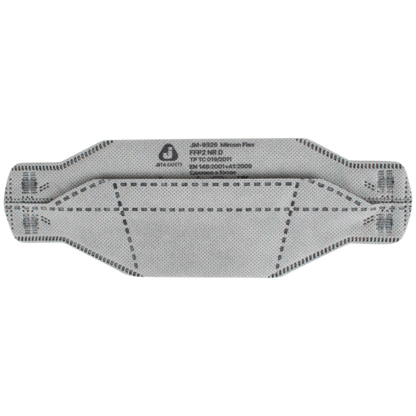 Респиратор JETA SAFETY JM-9326 MICRON FLEX FFP2 NR D с угольным слоем