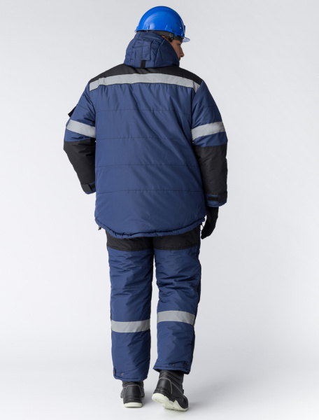 Костюм БЕРКУТ зимний с ПК (т.синий/черный)