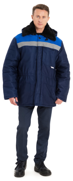 Куртка БРИГАДА-Р зимний (синий/васильковый)
