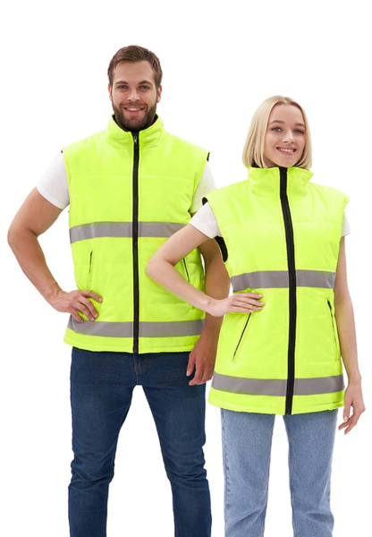 Жилет ФАВОРИТ зимний с СОП (лимонный)