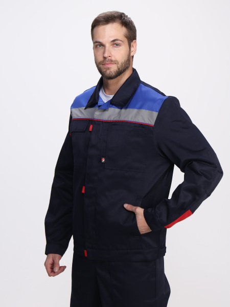 Костюм ФЛОФТ-2 СОП IMP усиленный с ПК (т.синий/васильковый/красный)