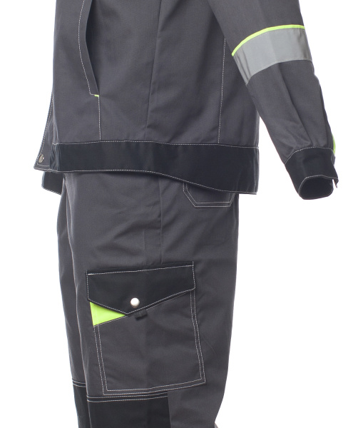 Костюм КОРВЕТ с СОП с ПК (т.серый/черный)