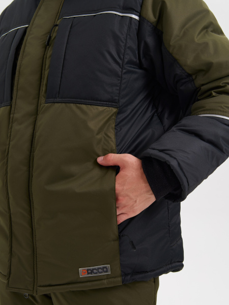 Костюм ДРИМ зимний с БР (хаки/черный)